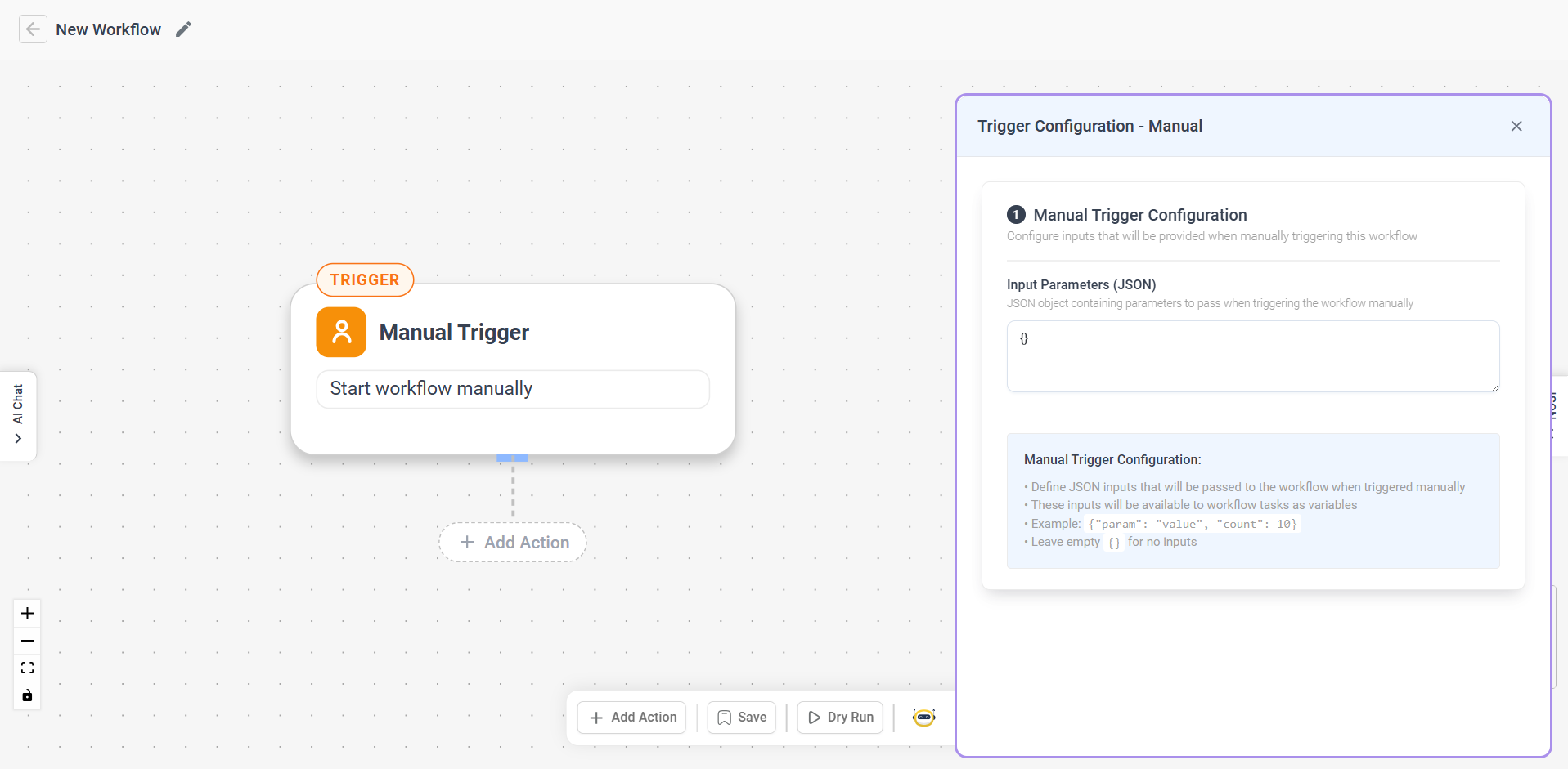 Trigger Configuration - Event Trigger